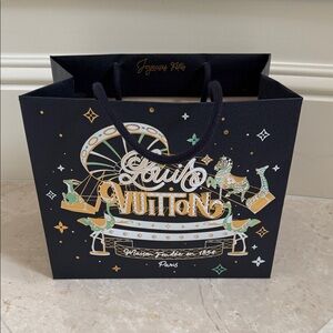 Louis Vuitton Black and Gold Carousel Bag